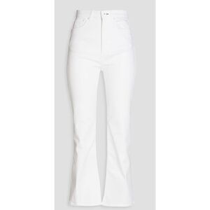 RAG & BONE Casey high-rise kick-flare jeans in White NWT Size 24